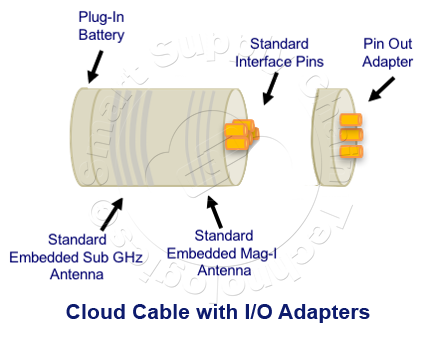 Cloud Cable with I/O Adapters