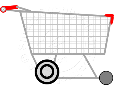 Grocery Store Traditional Shopping Cart